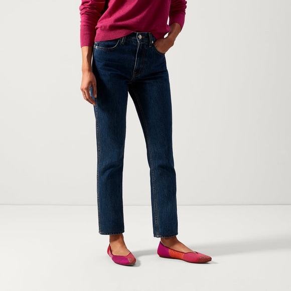 RARE DEADSTOCK! Rothy’s The Point Metallic Pomegranate Flats, Vegan, Pointed-Toe - Picture 3 of 4